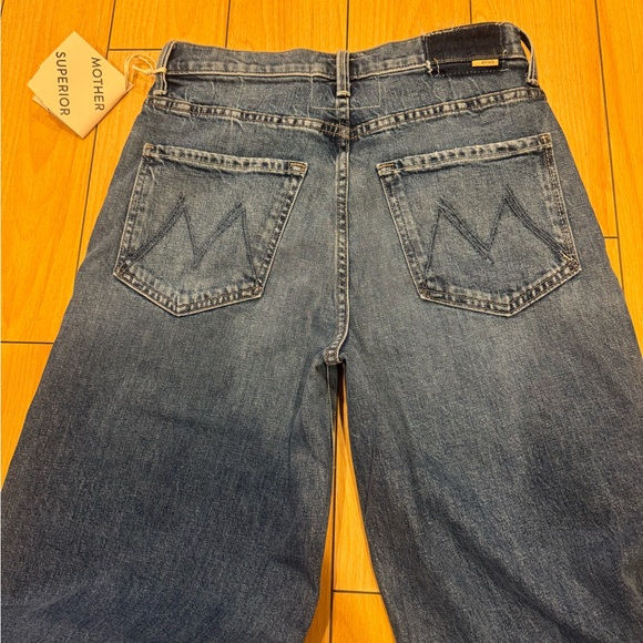 MOTHER Classic Denim Wide Leg Jeans - Picture 13 of 13